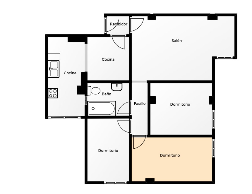 PISO PARA SU VENTA EN POLIGONO DE SAN TELMO